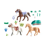 SET 3 CAI CU ACCESORII - PLAYMOBIL HORSES OF WATERFALL (PM71356) - Libelula Vesela - Jucarii