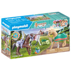 SET 3 CAI CU ACCESORII - PLAYMOBIL HORSES OF WATERFALL (PM71356) - Libelula Vesela - Jucarii