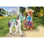 FEMEIE SI CALUT - PLAYMOBIL HORSES OF WATERFALL (PM71358) - Libelula Vesela - Jucarii