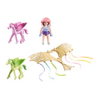 CALATORIE CU PEGASUS PRINTRE NORI - PLAYMOBIL PRINCESS MAGIC (PM71363) - Libelula Vesela - Jucarii