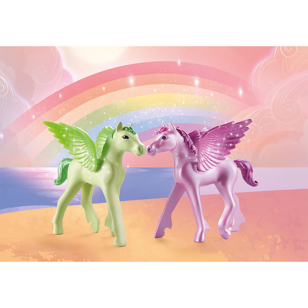 CALATORIE CU PEGASUS PRINTRE NORI - PLAYMOBIL PRINCESS MAGIC (PM71363) - Libelula Vesela - Jucarii