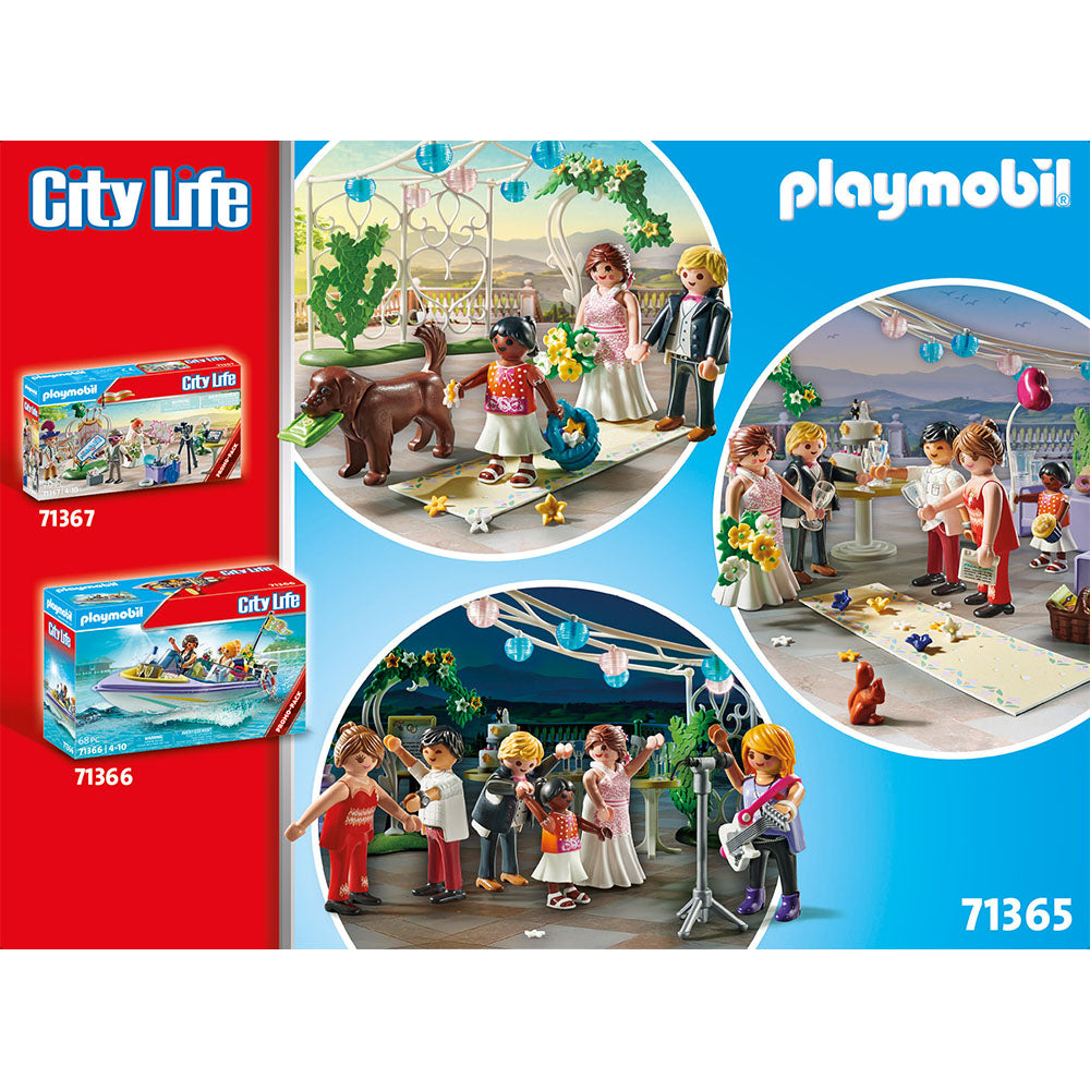 PETRECERE DE NUNTA - PLAYMOBIL CITY LIFE - WEDDING - (PM71365) - Libelula Vesela - Jucarii