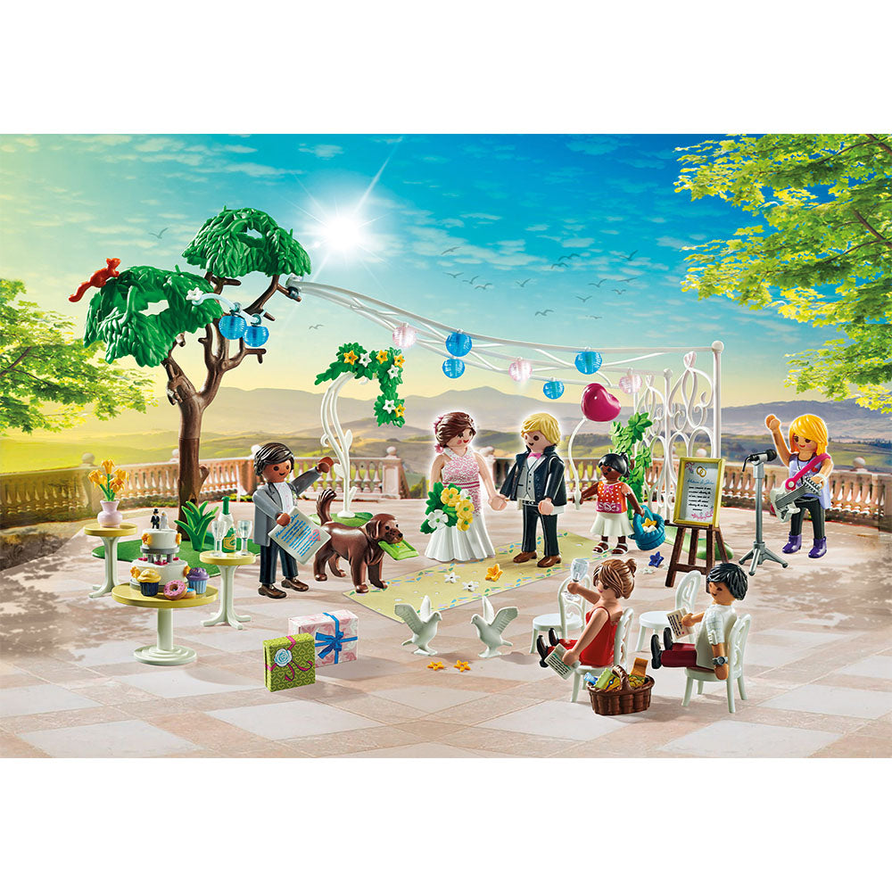 PETRECERE DE NUNTA - PLAYMOBIL CITY LIFE - WEDDING - (PM71365) - Libelula Vesela - Jucarii
