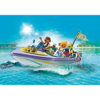 LUNA DE MIERE CU BARCA DE VITEZA - PLAYMOBIL CITY LIFE - WEDDING - (PM71366) - Libelula Vesela - Jucarii