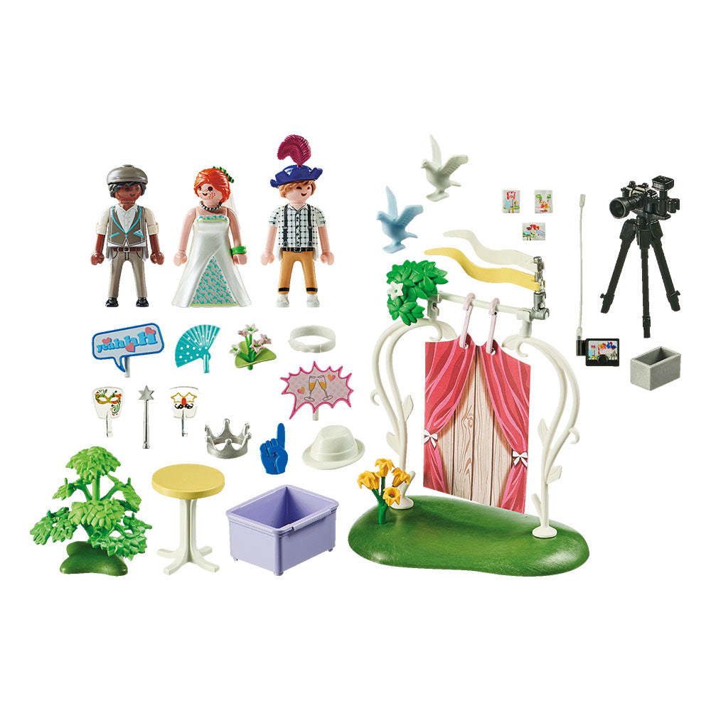 CABINA FOTO PENTRU NUNTA - PLAYMOBIL CITY LIFE - WEDDING - (PM71367) - Libelula Vesela - Jucarii