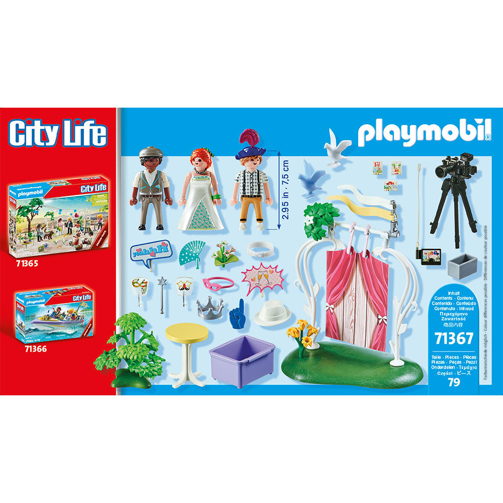 CABINA FOTO PENTRU NUNTA - PLAYMOBIL CITY LIFE - WEDDING - (PM71367) - Libelula Vesela - Jucarii
