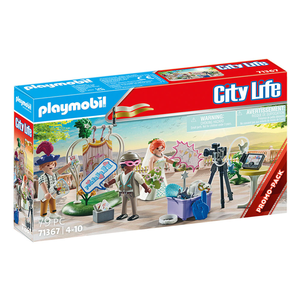 CABINA FOTO PENTRU NUNTA - PLAYMOBIL CITY LIFE - WEDDING - (PM71367) - Libelula Vesela - Jucarii