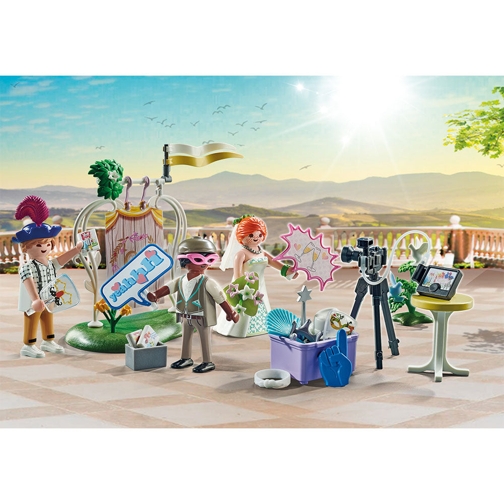 CABINA FOTO PENTRU NUNTA - PLAYMOBIL CITY LIFE - WEDDING - (PM71367) - Libelula Vesela - Jucarii