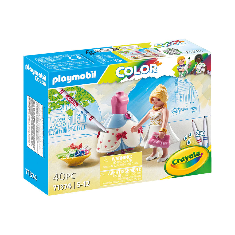 PLAYMOBIL COLOR DESIGNER - PLAYMOBIL PM COLOR (PM71374) - Libelula Vesela - Jucarii