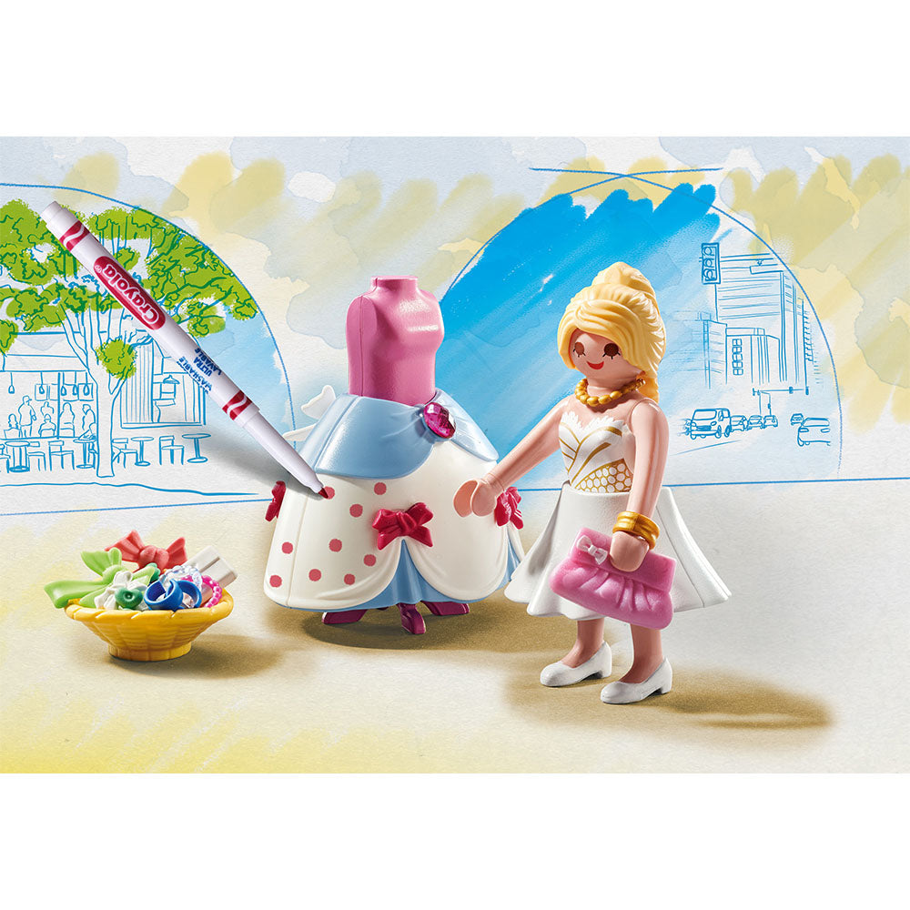 PLAYMOBIL COLOR DESIGNER - PLAYMOBIL PM COLOR (PM71374) - Libelula Vesela - Jucarii