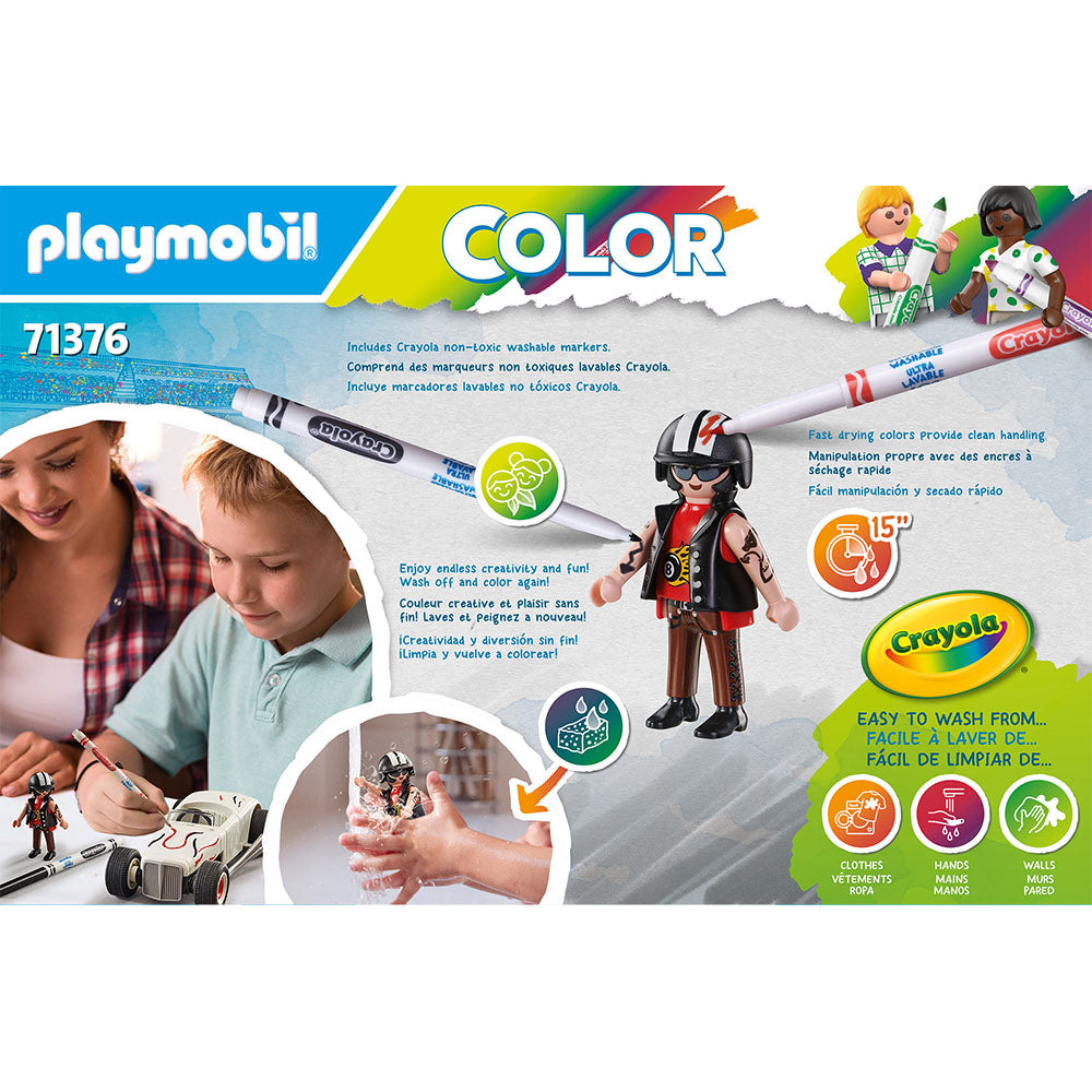 PLAYMOBIL COLOR MASINUTA DE CURSE - PLAYMOBIL PM COLOR (PM71376) - Libelula Vesela - Jucarii