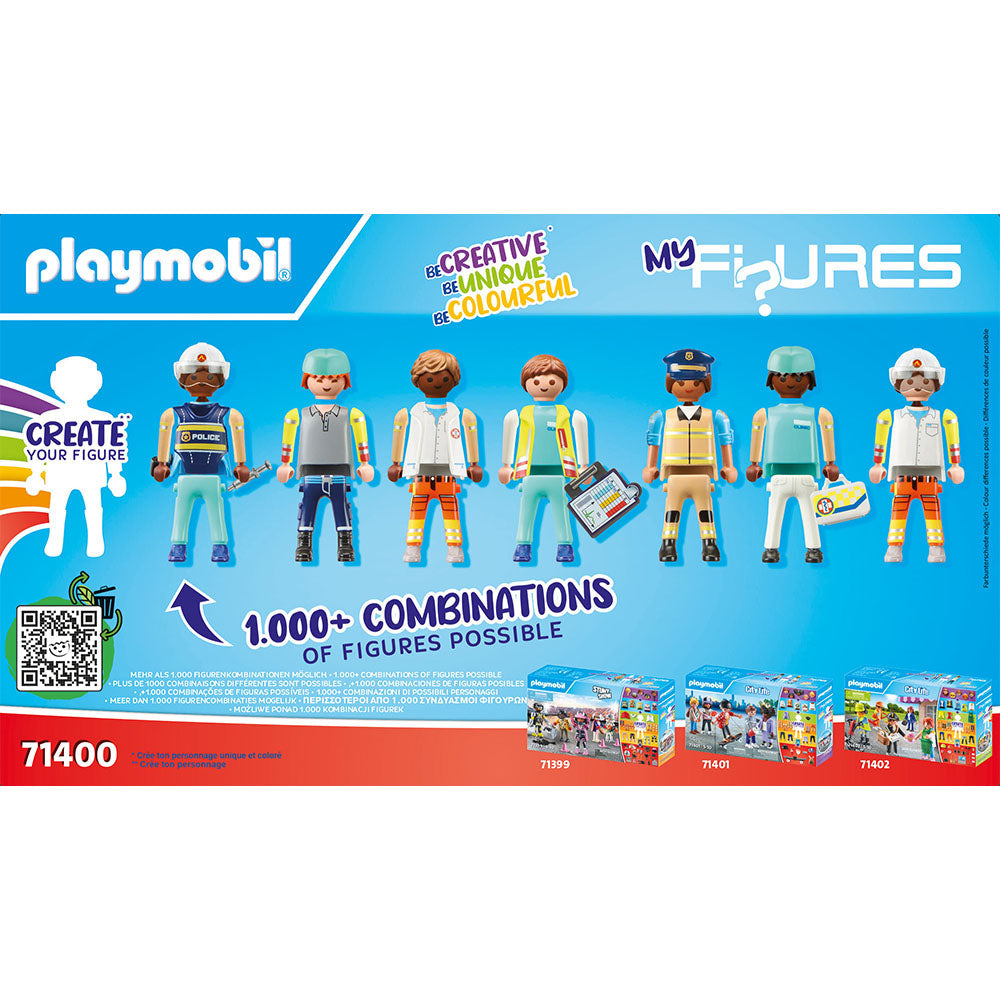 CREEAZA PROPRIA FIGURINA ECHIPA DE SALVARE - PLAYMOBIL MY FIGURES (PM71400) - Libelula Vesela - Jucarii