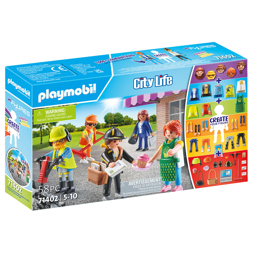 CREEAZA PROPRIA FIGURINA VIATA LA ORAS - PLAYMOBIL MY FIGURES (PM71402) - Libelula Vesela - Jucarii