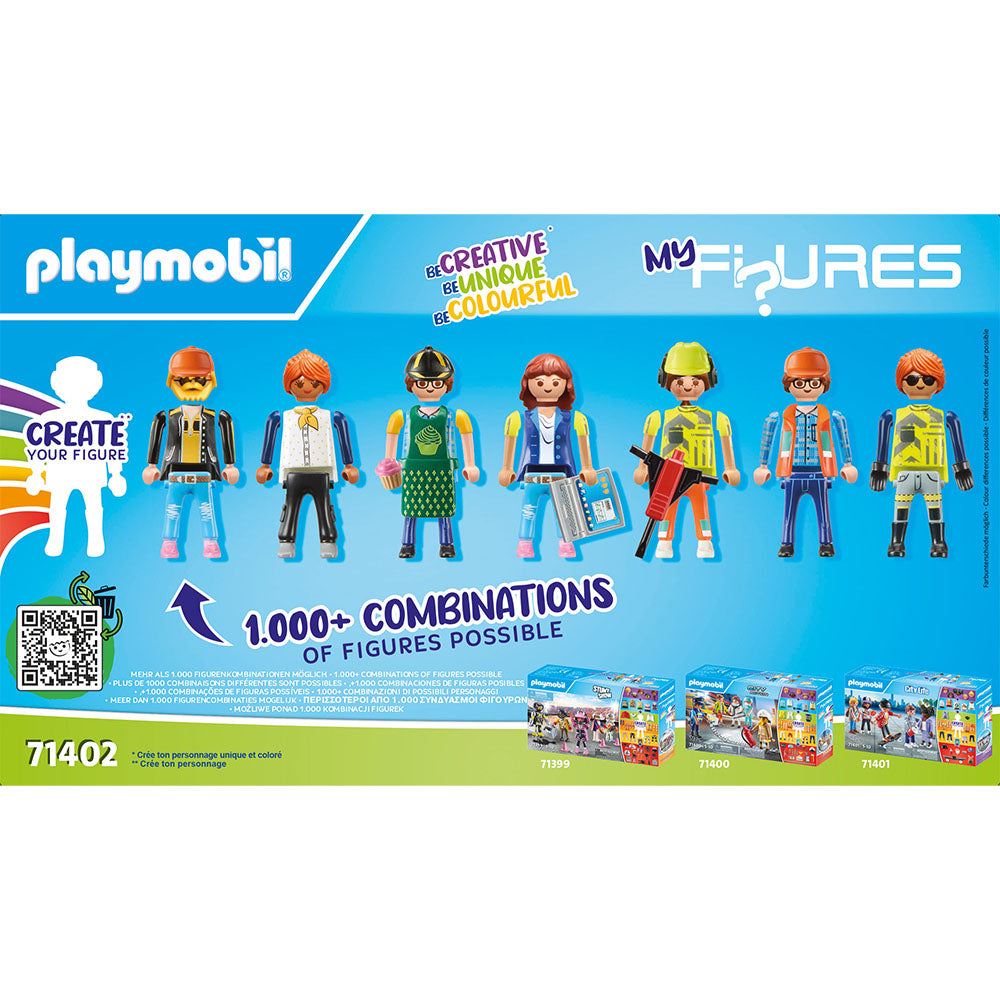 CREEAZA PROPRIA FIGURINA VIATA LA ORAS - PLAYMOBIL MY FIGURES (PM71402) - Libelula Vesela - Jucarii