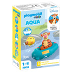PLIMBARE CU BARCA GONFLABILA A LUI TIGGER - PLAYMOBIL 1.2.3 AQUA & DISNEY (PM71414) - Libelula Vesela - Jucarii