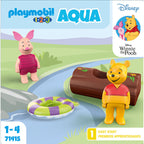 AVENTURA PE APA A LUI WINNIE SI PIGLET - PLAYMOBIL 1.2.3 AQUA & DISNEY (PM71415) - Libelula Vesela - Jucarii