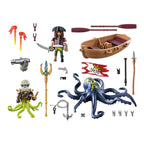 BATALIA CU CEFALOPODUL URIAS - PLAYMOBIL PIRATES (PM71419) - Libelula Vesela - Jucarii