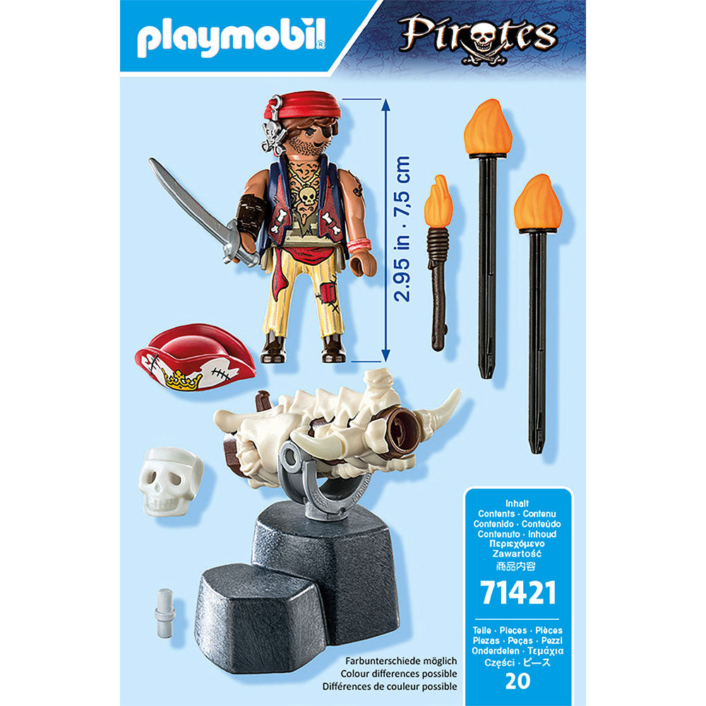 MAESTRU CU TUN - PLAYMOBIL PIRATES (PM71421) - Libelula Vesela - Jucarii