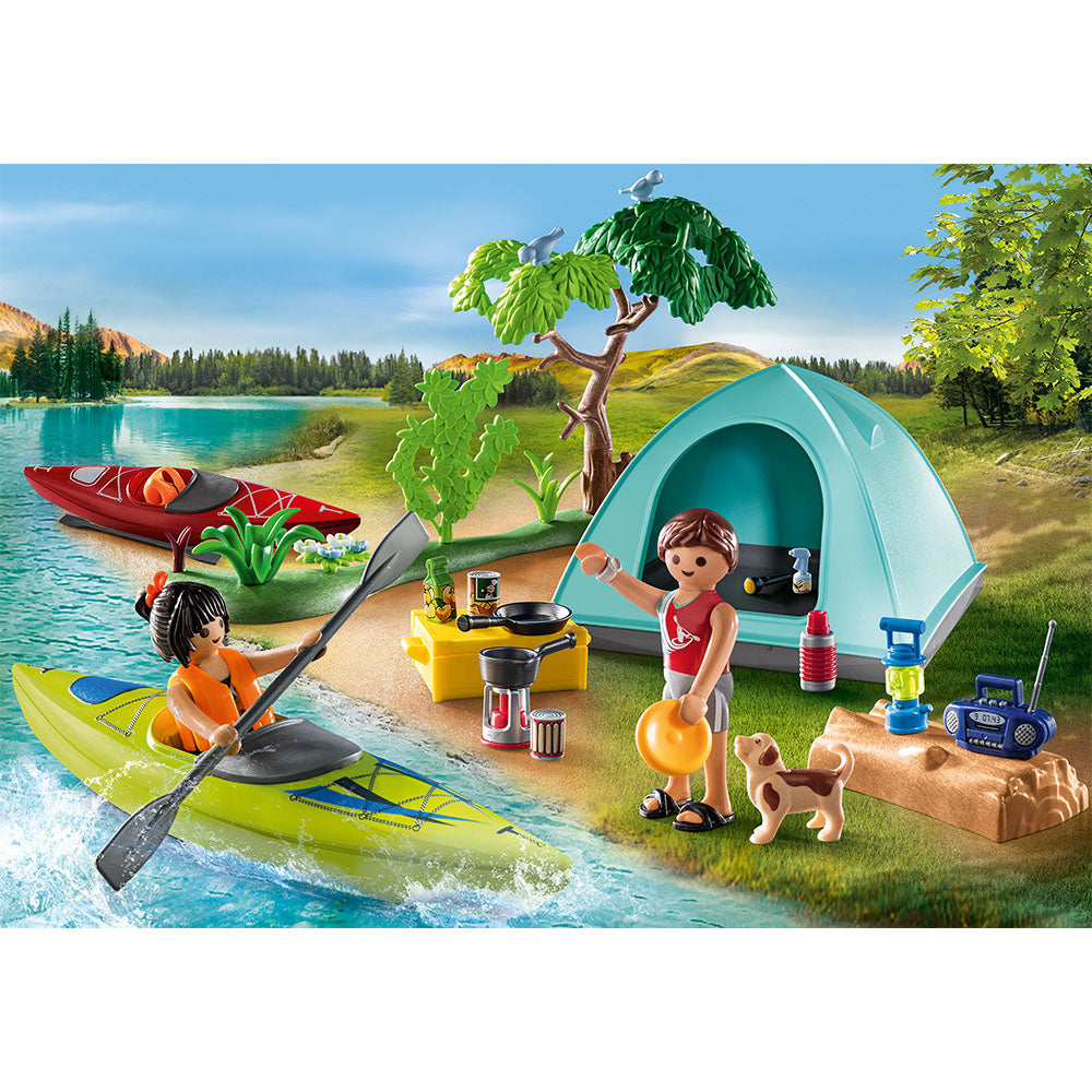 CAMPING LANGA RAU - PLAYMOBIL FAMILY FUN - CAMPING - (PM71425) - Libelula Vesela - Jucarii
