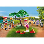 TUR IN MUNTI CU BICICLETA - PLAYMOBIL FAMILY FUN - CAMPING - (PM71426) - Libelula Vesela - Jucarii