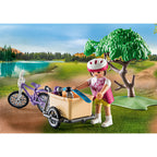 TUR IN MUNTI CU BICICLETA - PLAYMOBIL FAMILY FUN - CAMPING - (PM71426) - Libelula Vesela - Jucarii