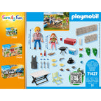 GRATAR IN FAMILIE - PLAYMOBIL FAMILY FUN - CAMPING - (PM71427) - Libelula Vesela - Jucarii