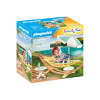 FEMEIE IN HAMAC - PLAYMOBIL FAMILY FUN - CAMPING - (PM71428) - Libelula Vesela - Jucarii