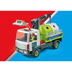 CAMION DE RECICLARE STICLA CU CONTAINER - PLAYMOBIL CITY ACTION - CITY CLEANING - (PM71431) - Libelula Vesela - Jucarii