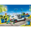 MATURATOR DE STRAZI CU VEHICUL - PLAYMOBIL CITY ACTION - CITY CLEANING - (PM71433) - Libelula Vesela - Jucarii