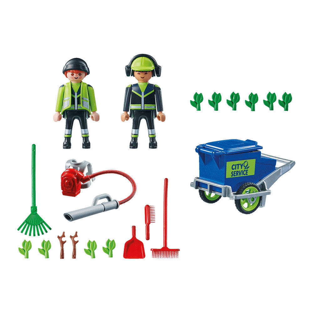 ECHIA DE CURATARE STRAZI - PLAYMOBIL CITY ACTION - CITY CLEANING - (PM71434) - Libelula Vesela - Jucarii