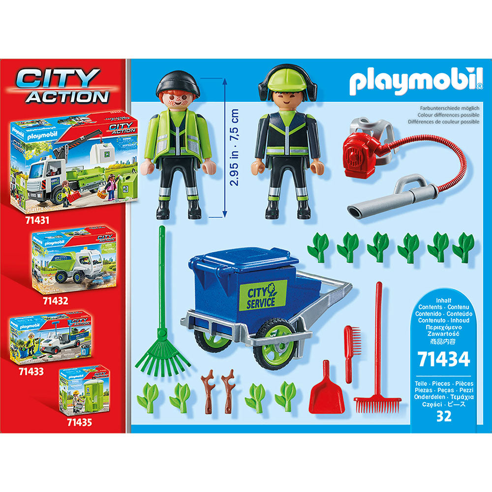 ECHIA DE CURATARE STRAZI - PLAYMOBIL CITY ACTION - CITY CLEANING - (PM71434) - Libelula Vesela - Jucarii