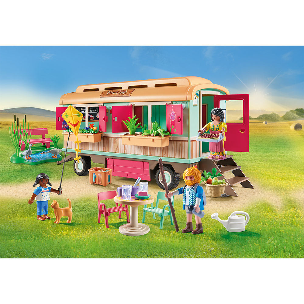 CAFENEA CU GRADINA DE LEGUME - PLAYMOBIL COUNTRY (PM71441) - Libelula Vesela - Jucarii