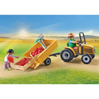 TRACTOR CU REMORCA SI CISTERNA DE APA - PLAYMOBIL COUNTRY (PM71442) - Libelula Vesela - Jucarii