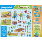 GRADINA DE LEGUME SI BUNICI - PLAYMOBIL COUNTRY (PM71443) - Libelula Vesela - Jucarii