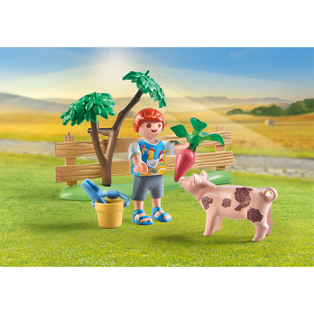 GRADINA DE LEGUME SI BUNICI - PLAYMOBIL COUNTRY (PM71443) - Libelula Vesela - Jucarii