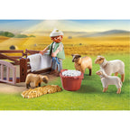 TANARUL PASTOR CU TURMA DE OI - PLAYMOBIL COUNTRY (PM71444) - Libelula Vesela - Jucarii