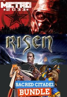 METRO 2033 + RISEN + SACRED CITADEL BUNDLE - STEAM - WORLDWIDE - MULTILANGUAGE - PC - Libelula Vesela - Jocuri video