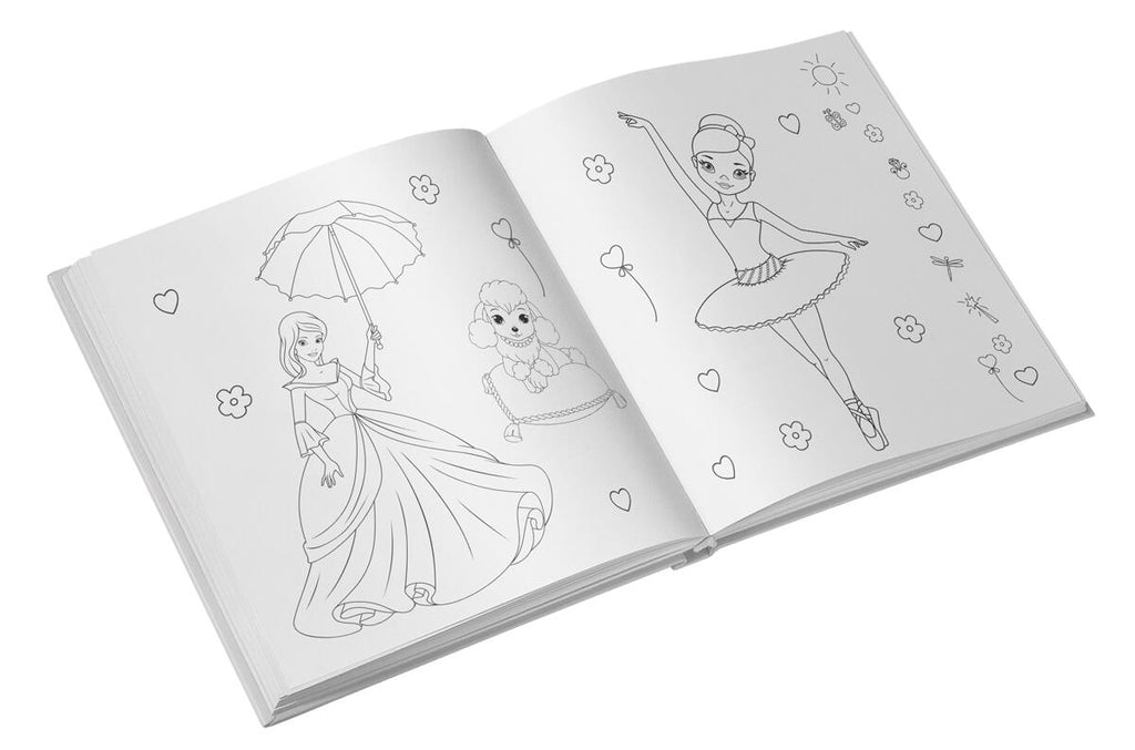 COLOREZ PRINTESE SI BALERINE - DPH (978-606-048-387-8) - Libelula Vesela - Carti