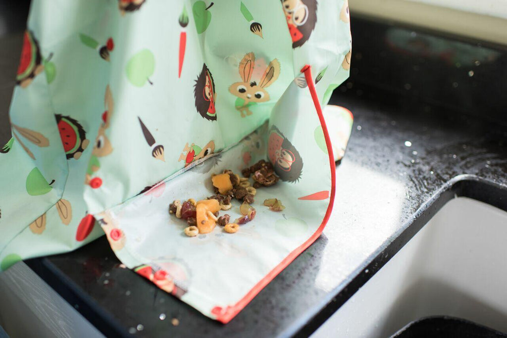 BAVETA LUNGA CU BUZUNAR - ANIMALUTE DIN PADURE - TIDY TOT (LLBPG) - Libelula Vesela - Puericultura