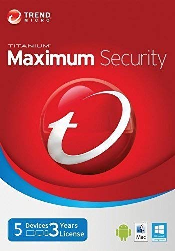 TREND MICRO MAXIMUM SECURITY 2017/2018 3 YEAR 5 DEVICES - MULTILANGUAGE - WORLDWIDE - PC - Libelula Vesela - Software