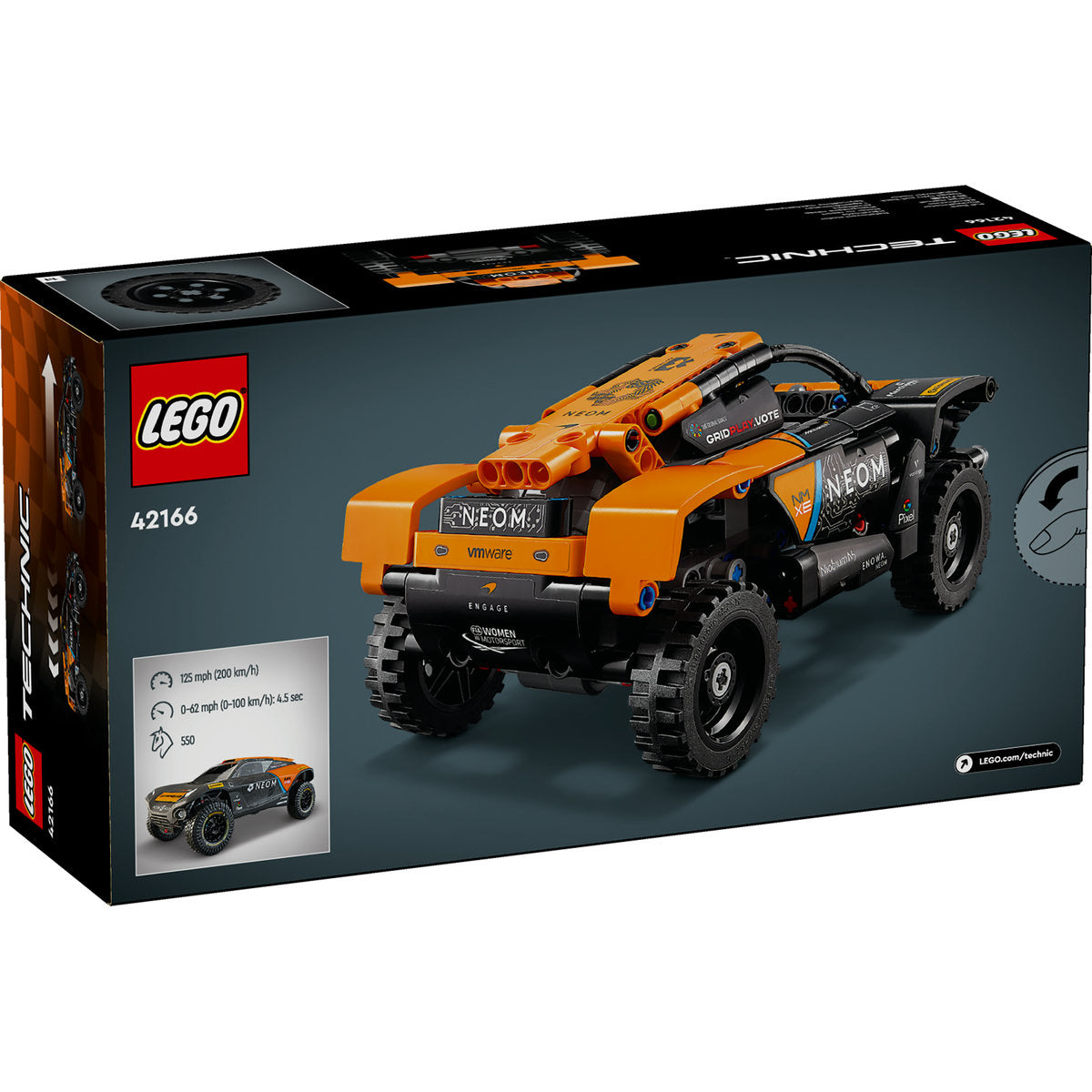 NEOM MCLAREN EXTREME E RACE CAR - LEGO TECHNIC - LEGO (42166) - Libelula Vesela - Jucarii