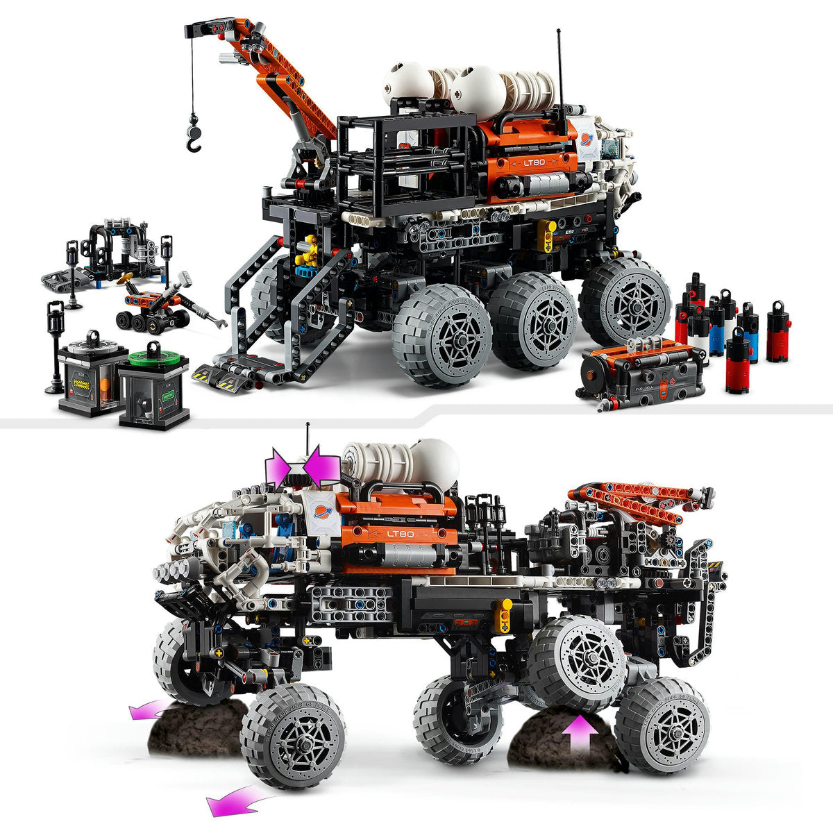 ROVER DE EXPLORARE PE MARTE CU ECHIPAJ - LEGO TECHNIC - LEGO (42180)