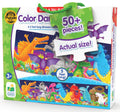 PUZZLE LUNG DE PODEA - DINOZAURI COLORATI - THE LEARNING JOURNEY (TLJ423929) - Libelula Vesela - Jucarii
