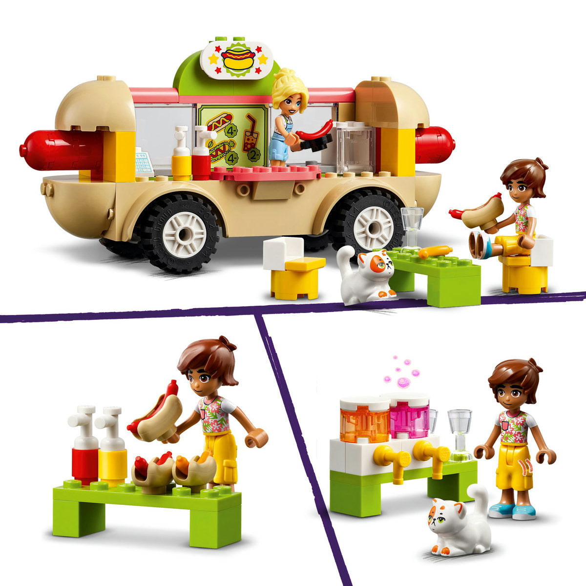 TONETA CU HOTDOGI - LEGO FRIENDS - LEGO (42633)