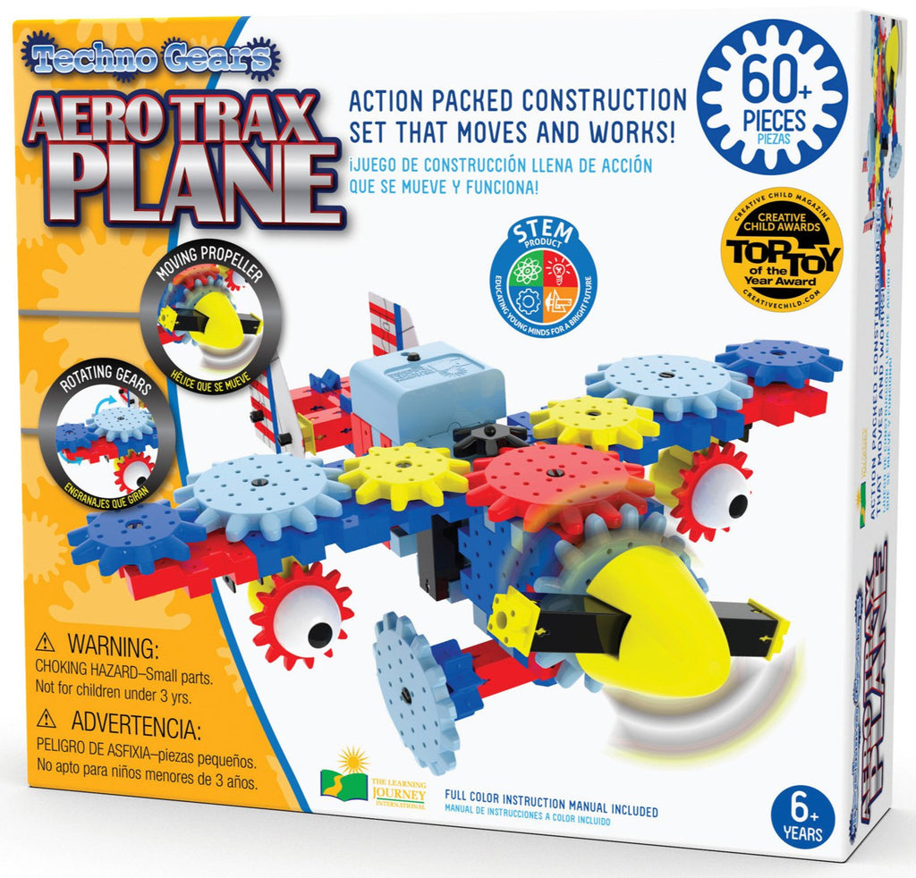 JOC DE CONSTRUCTIE - AVION - THE LEARNING JOURNEY (TLJ431566) - Libelula Vesela - Jucarii