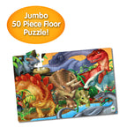 PUZZLE MARE DE PODEA - DINOZAURI - THE LEARNING JOURNEY (TLJ435229) - Libelula Vesela - Jucarii