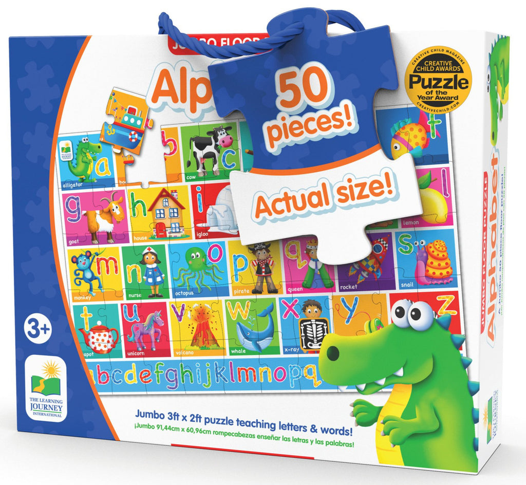 PUZZLE MARE DE PODEA - ALFABET - ENG - THE LEARNING JOURNEY (TLJ436318) - Libelula Vesela - Jucarii