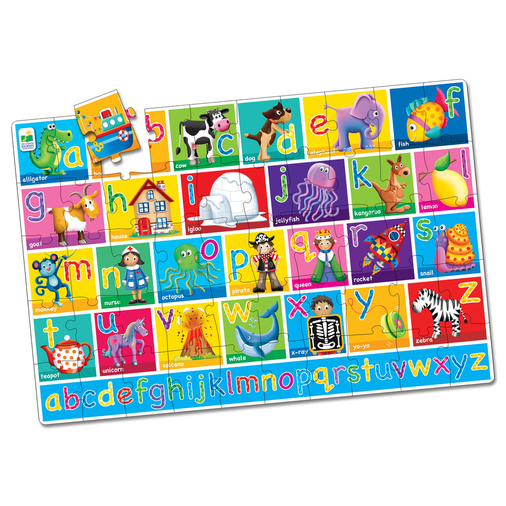 PUZZLE MARE DE PODEA - ALFABET - ENG - THE LEARNING JOURNEY (TLJ436318) - Libelula Vesela - Jucarii