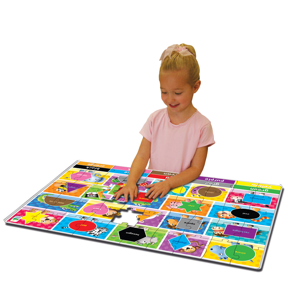 PUZZLE MARE DE PODEA - CULORI SI FORME - ENG - THE LEARNING JOURNEY (TLJ438152) - Libelula Vesela - Jucarii