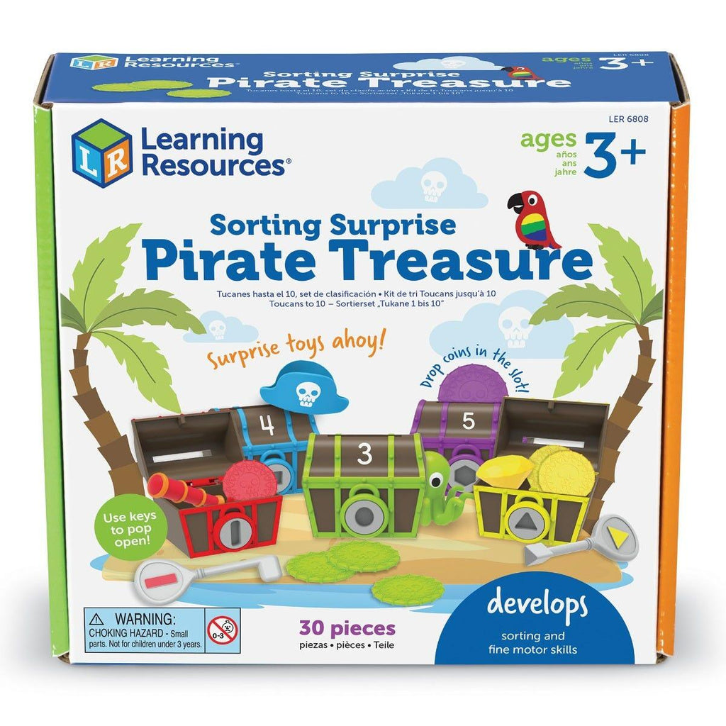 JOC DE SORTARE - COMOARA PIRATILOR - LEARNING RESOURCES (LER6808) - Libelula Vesela - Jucarii